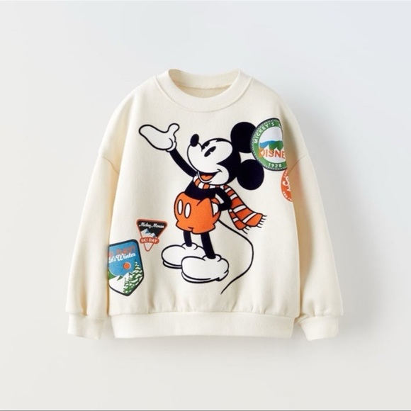 Zara Baby Toddler Mickey Mouse Disney Flocked Set - Picture 2 of 8